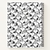 Snoopy Classic Comics Pattern Notizblock (Rückseite)