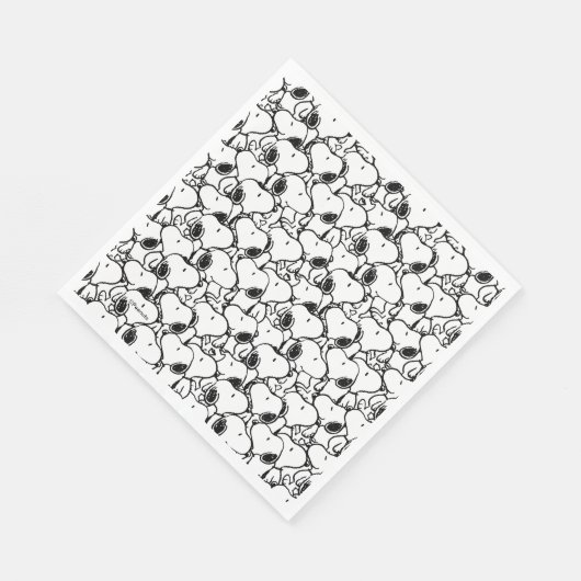 Snoopy Classic Comics Pattern Serviette (Ecke)