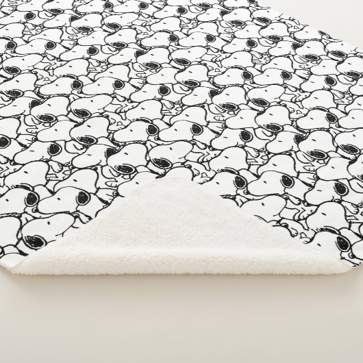 Snoopy Classic Comics Pattern Sherpadecke (3/4)