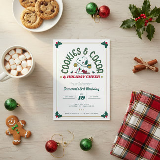 Snoopy | Cookies & Kakao Geburtstag Einladung