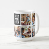 Snoopy Doghouse | Beste Mama - FotoCollage Kaffeetasse (VorderseiteRechts)