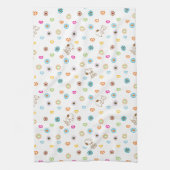 Snoopy farbenfrohe Herzmuster Geschirrtuch (Vertikal)