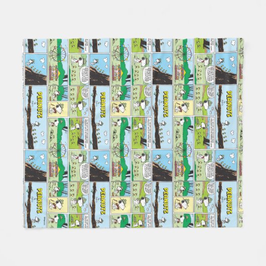 Snoopy & Friends | Go-Camping Fleecedecke (Vorderseite (Horizontal))