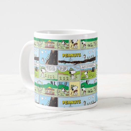 Snoopy & Friends | Go-Camping Jumbo-Tasse (Vorderseite Links)