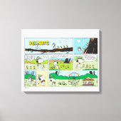 Snoopy & Friends | Go-Camping Leinwanddruck (Vorderseite)