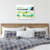Snoopy & Friends | Go-Camping Leinwanddruck (Insitu (Schlafzimmer))