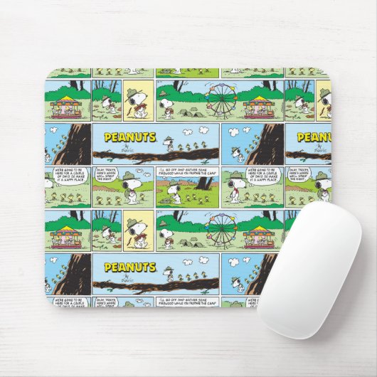 Snoopy & Friends | Go-Camping Mousepad (Mit Mouse)