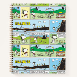 Snoopy & Friends   Go-Camping Notizblock