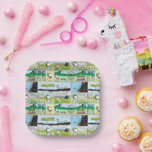 Snoopy & Friends | Go-Camping Pappteller (Party)