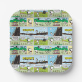 Snoopy & Friends | Go-Camping Pappteller (Vorderseite)