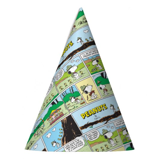 Snoopy & Friends | Go-Camping Partyhütchen (Links)