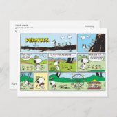 Snoopy & Friends | Go-Camping Postkarte (Vorne/Hinten)