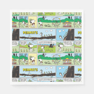 Snoopy & Friends Go-Camping Serviette