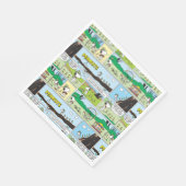 Snoopy & Friends | Go-Camping Serviette (Ecke)