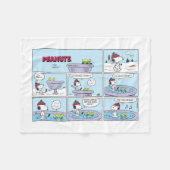 Snoopy & Friends Hockey Game Fleecedecke (Vorderseite (Horizontal))