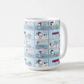 Snoopy & Friends Hockey Game Kaffeetasse (VorderseiteRechts)