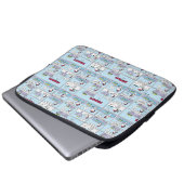 Snoopy & Friends Hockey Game Laptopschutzhülle (Vorne Knopf)