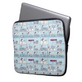 Snoopy & Friends Hockey Game Laptopschutzhülle (Vorderseite Links)