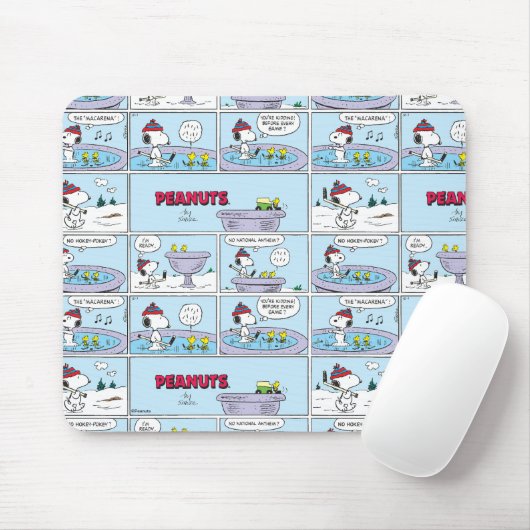 Snoopy & Friends Hockey Game Mousepad (Mit Mouse)
