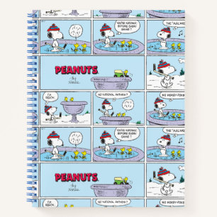 Snoopy & Friends Hockey Game Notizblock