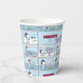 Snoopy & Friends Hockey Game Pappbecher (Rückseite)