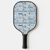 Snoopy & Friends Hockey Game Pickleball Schläger (Rückseite)