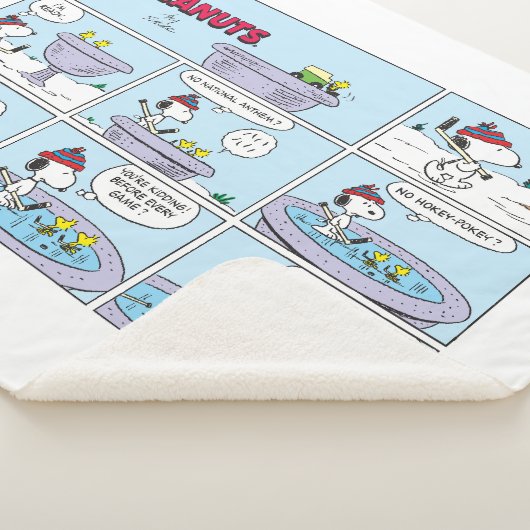 Snoopy & Friends Hockey Game Sherpadecke (3/4)