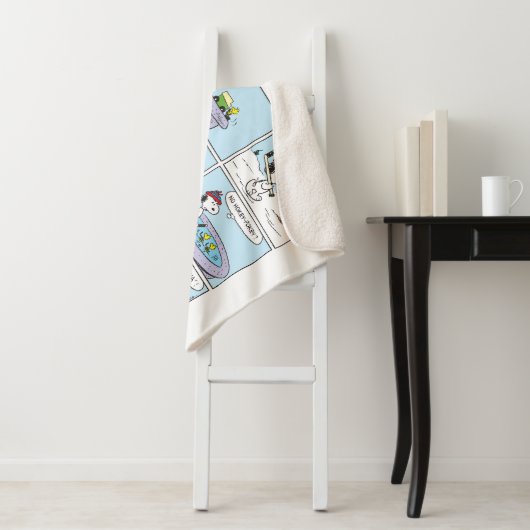 Snoopy & Friends Hockey Game Sherpadecke (Beispiel)