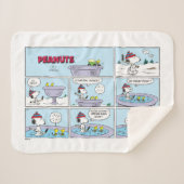 Snoopy & Friends Hockey Game Sherpadecke (Vorderseite (Horizontal))