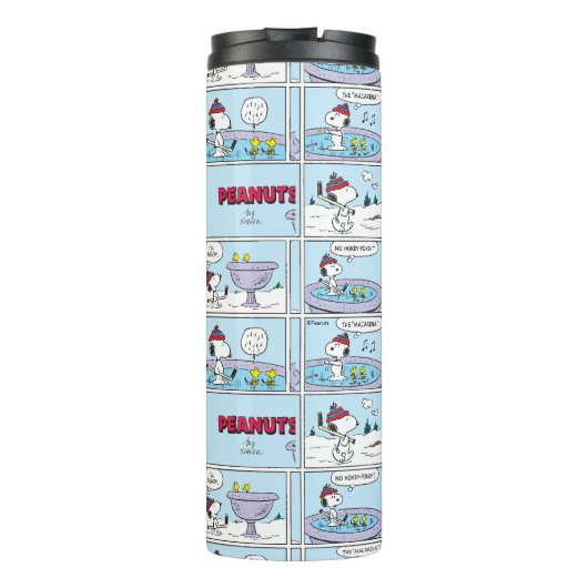 Snoopy & Friends Hockey Game Thermosbecher (Rückseite)