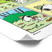 Snoopy & Friends | Lass uns campen Poster (Ecke)