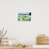 Snoopy & Friends | Lass uns campen Poster (Küche)