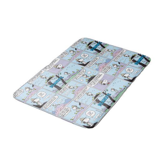Snoopy & Friends | Wandern Badematte (Schrägansicht)