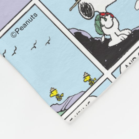 Snoopy & Friends | Wandern Fleecedecke (Ecke)