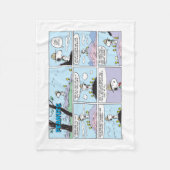 Snoopy & Friends | Wandern Fleecedecke (Vorderseite)