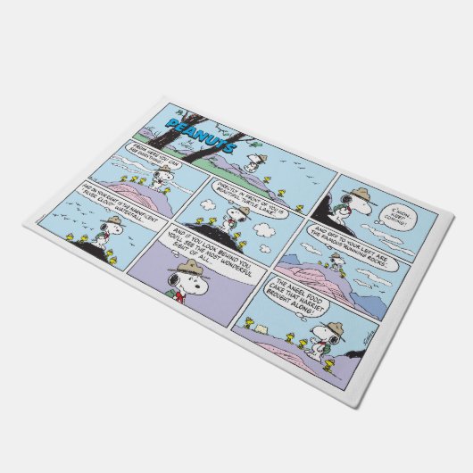 Snoopy & Friends | Wandern Fußmatte (Schrägansicht)