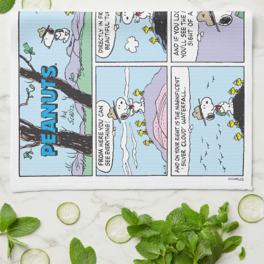 Snoopy & Friends | Wandern Geschirrtuch (Gefaltet)