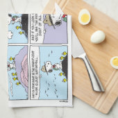 Snoopy & Friends | Wandern Geschirrtuch (Viertel Falte)