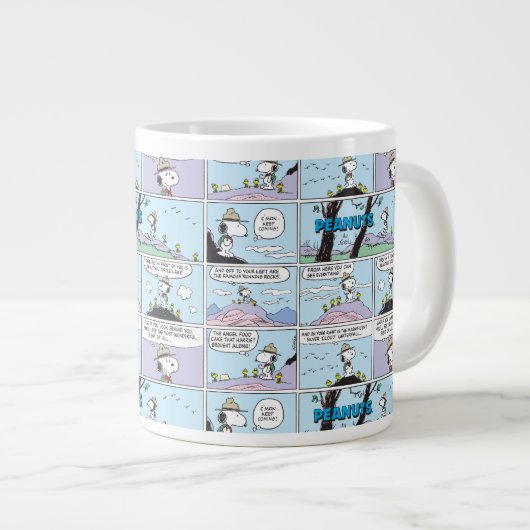 Snoopy & Friends | Wandern Jumbo-Tasse (Vorderseite Rechts)