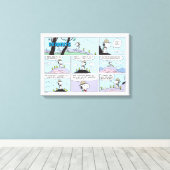 Snoopy & Friends | Wandern Leinwanddruck (Insitu (Holzboden))