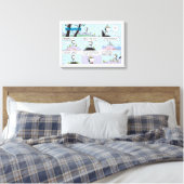 Snoopy & Friends | Wandern Leinwanddruck (Insitu (Schlafzimmer))