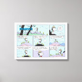 Snoopy & Friends | Wandern Leinwanddruck (Vorderseite)