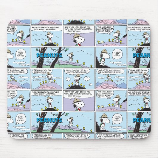 Snoopy & Friends | Wandern Mousepad (Vorne)
