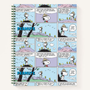 Snoopy & Friends   Wandern Notizblock