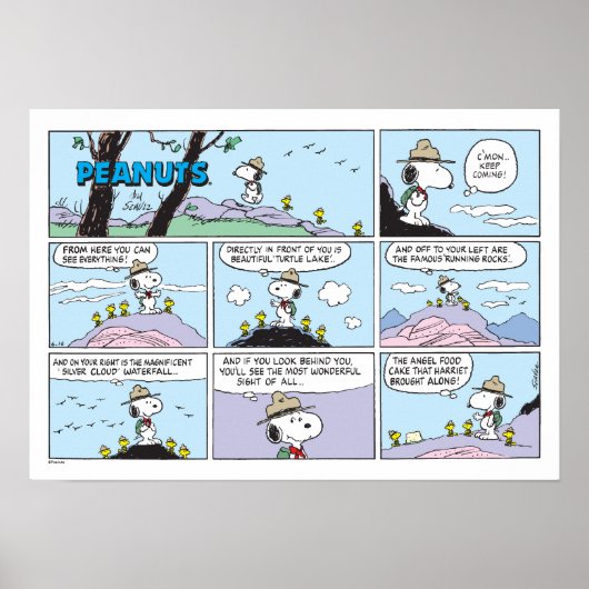 Snoopy & Friends | Wandern Poster (Vorne)