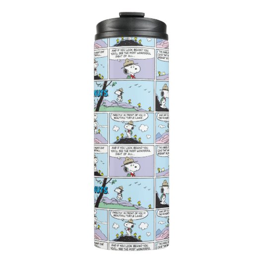 Snoopy & Friends | Wandern Thermosbecher (Vorderseite)