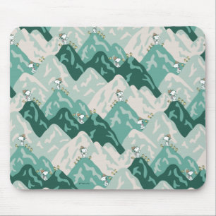 Snoopy Great Outdoors Pattern Mousepad