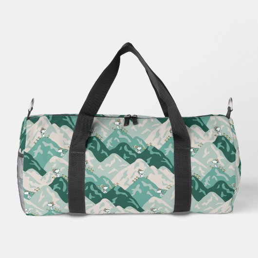 Snoopy Großes Outdoor Muster Duffle Bag (Rückseite)