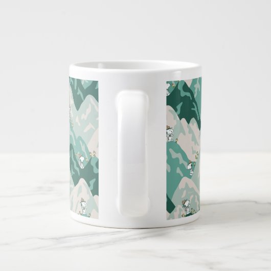 Snoopy Großes Outdoor Muster Jumbo-Tasse (Rückseite)