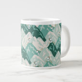 Snoopy Großes Outdoor Muster Jumbo-Tasse (Vorderseite Rechts)